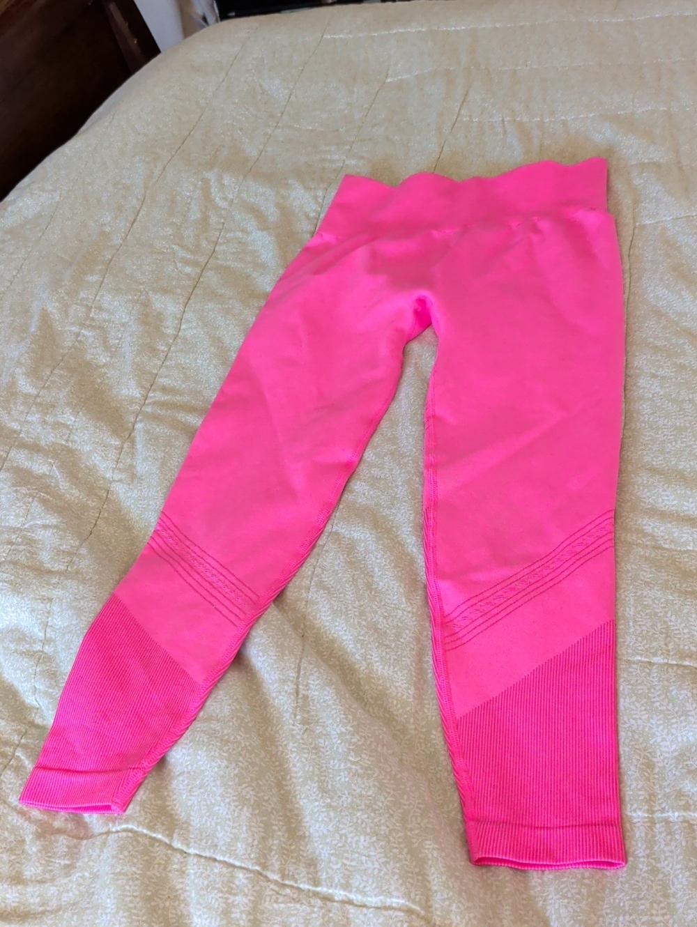 JoyLab Bright Hot Pink Seamless Kids Leggings
